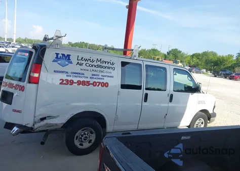 2015 GMC Savana 2500 Work Van z USA, uszkodzony, nr VIN 1GTW7FCFXF1907155